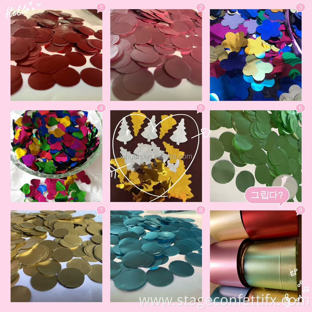 Balloon brightest star multicolored tissue paper confetti /metallic Confetti Biodegradable Confetti